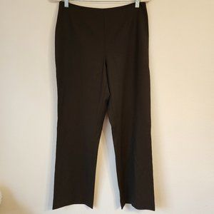 Ralph Lauren Black Label Size 12 Pants Wool Stretch Trouser Flat Front Side Zip